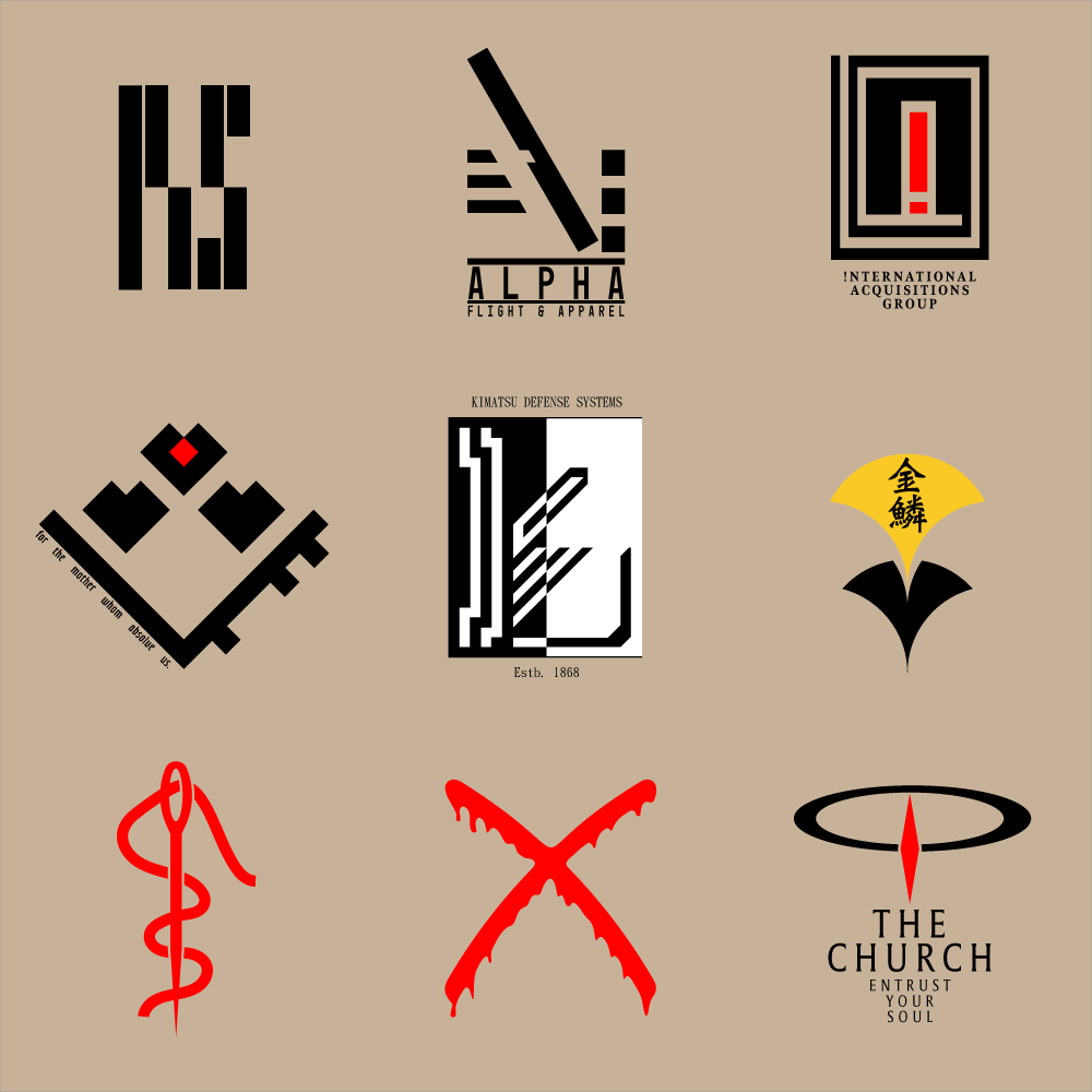 Logotypes for CyberGangs RPG
